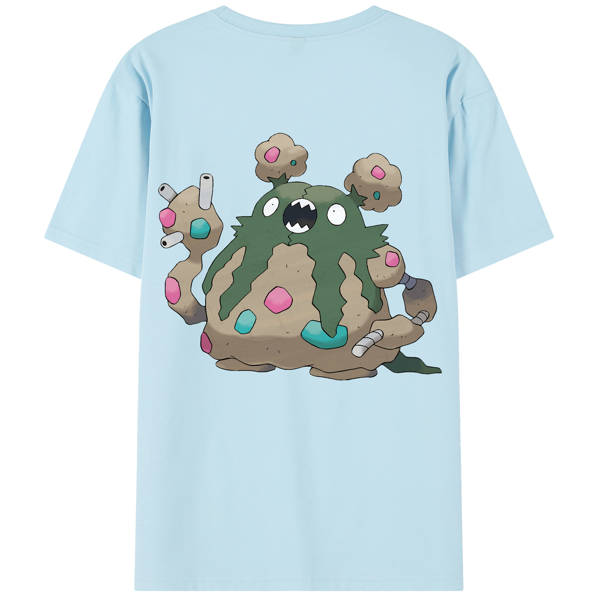 （画像用） ポケットモンスター Pokémon 綿100％半袖Tシャツ（背面プリント）
